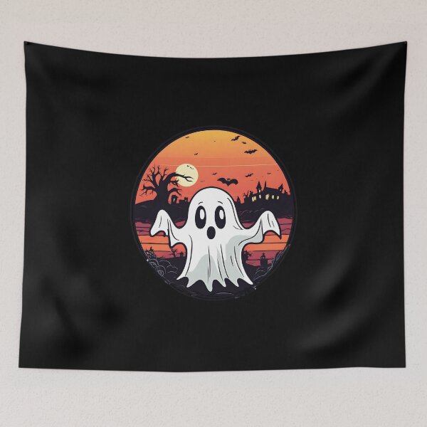 Item preview, Confused Halloween Boo-Jee Ghost IX designed and sold by DevemDavam.