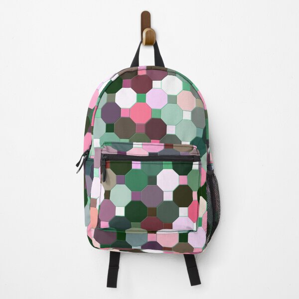 Item preview, Abstract Green, Pink, Purple and White Octagons designed and sold by KaSaPo.