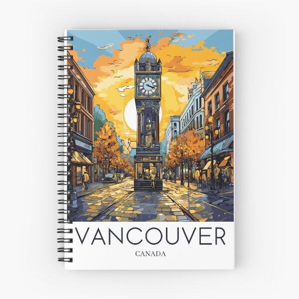 Item preview, A Pop Art Travel Print of Vancouver - Canada  designed and sold by StudioRedKoala.
