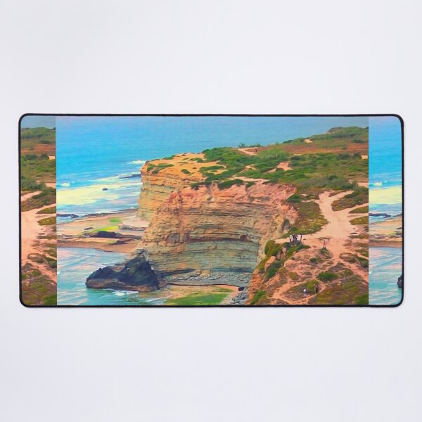 Item preview, Ericeira cliffs designed and sold by Tereza Pilar Art.