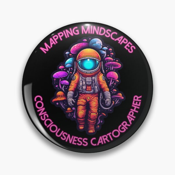 Item preview, Mapping Mindscapes - Consciousness Cartographer - Pink Text designed and sold by LMBoutique.