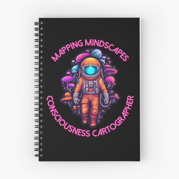 Item preview, Mapping Mindscapes - Consciousness Cartographer - Pink Text designed and sold by LMBoutique.