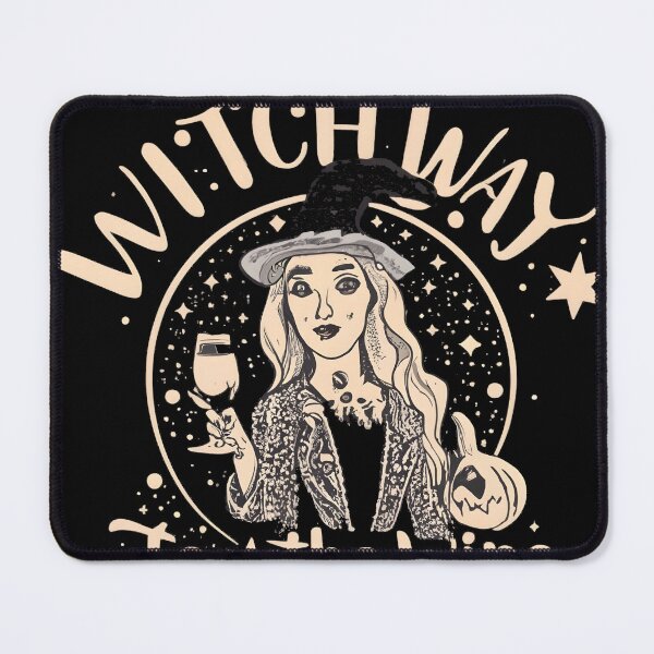 Item preview, Witch Way To The Wine Funny Halloween designed and sold by GalaxyGraffiti.