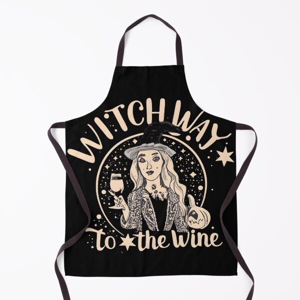Item preview, Witch Way To The Wine Funny Halloween designed and sold by GalaxyGraffiti.