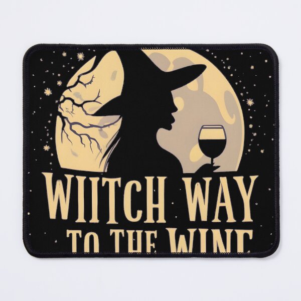 Item preview, Witch Way To The Wine Funny Halloween designed and sold by GalaxyGraffiti.