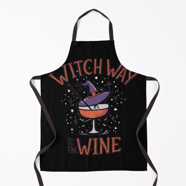 Item preview, Witch Way To The Wine Funny Halloween designed and sold by GalaxyGraffiti.