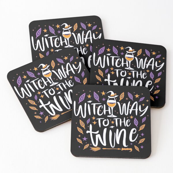 Item preview, Witch Way To The Wine Funny Halloween designed and sold by GalaxyGraffiti.