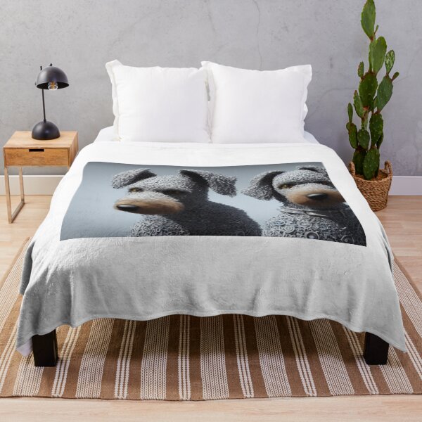 Item preview, Blue Airedale Terrier Dog designed and sold by BuyBestTrends.