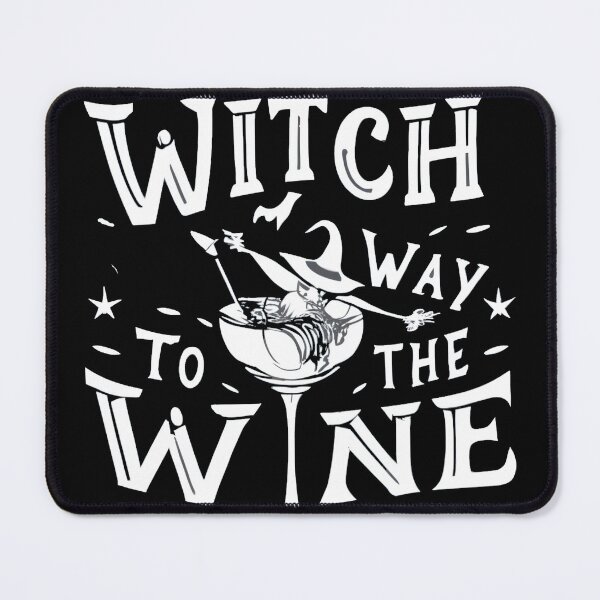 Item preview, Witch Way To The Wine Funny Halloween designed and sold by GalaxyGraffiti.