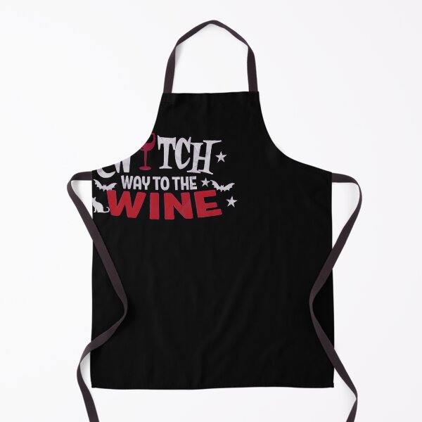 Item preview, Witch Way To The Wine Funny Halloween designed and sold by GalaxyGraffiti.