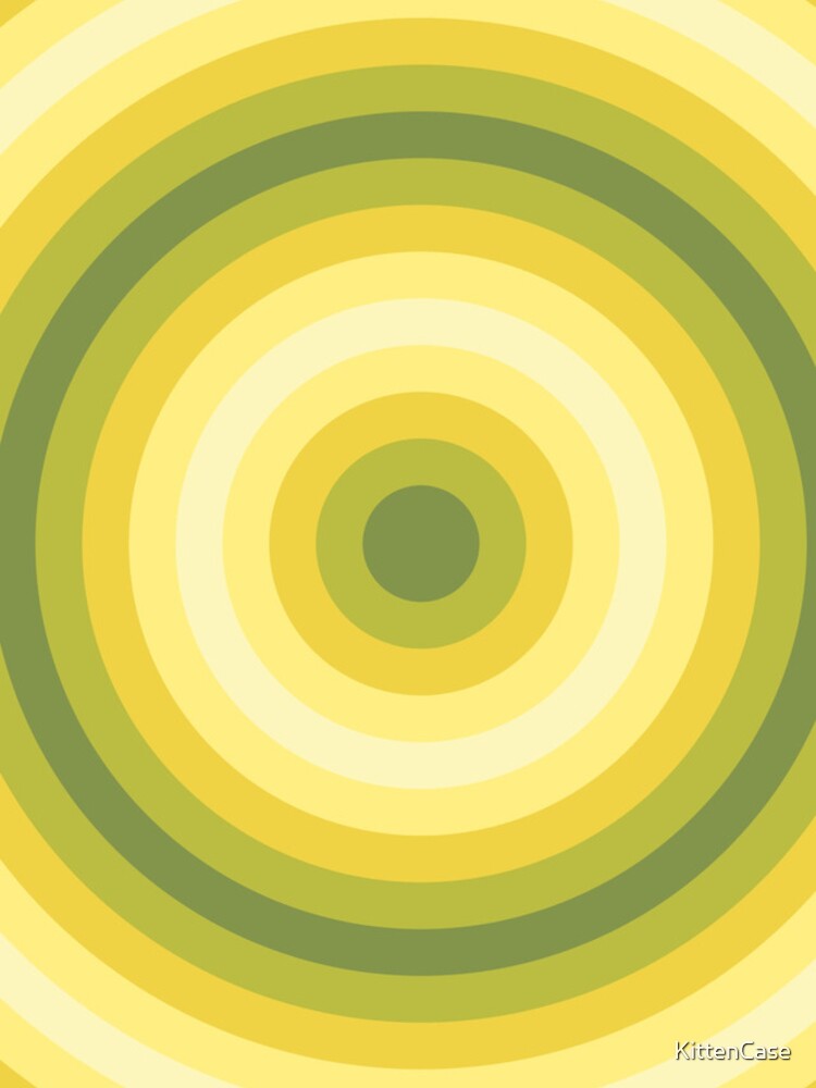 Thumbnail 4 of 4, iPhone Case, Yellow Gradient Circle Pattern designed and sold by KittenCase.