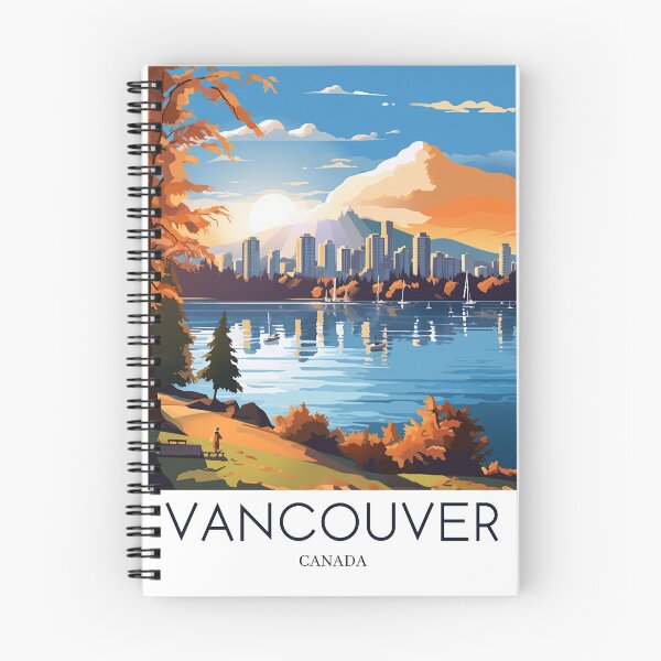 Item preview, A Pop Art Travel Print of Stanley Park in Vancouver - Canada  designed and sold by StudioRedKoala.