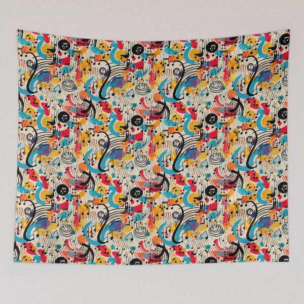 Item preview, Modern design reminiscent of patterns in the style of sheet music designed and sold by Pflugart.