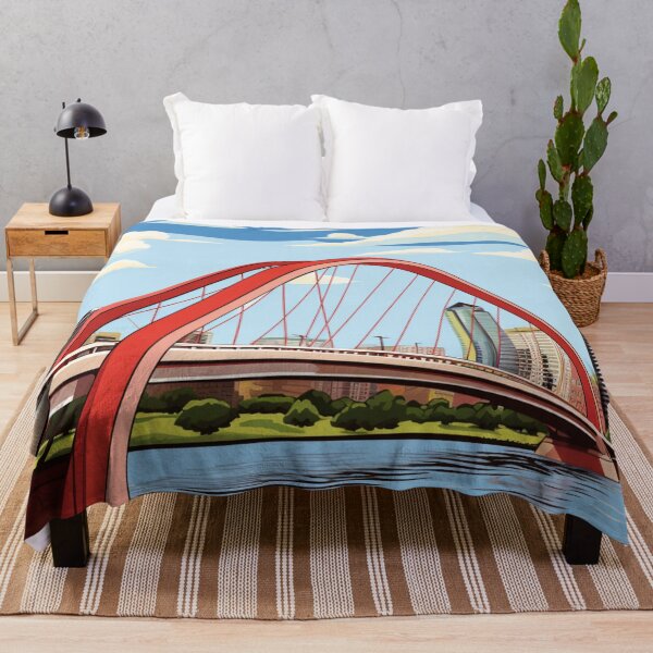 Item preview, A Pop Art Travel Print of Edmonton - Canada  designed and sold by StudioRedKoala.