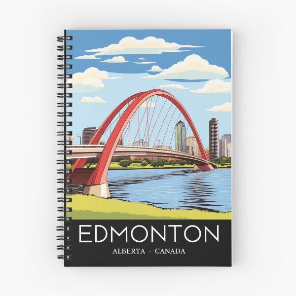 Item preview, A Pop Art Travel Print of Edmonton - Canada  designed and sold by StudioRedKoala.