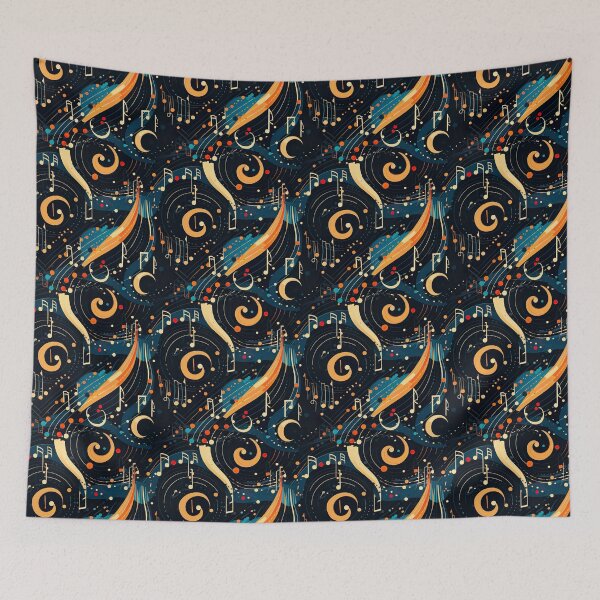 Item preview, Modern design reminiscent of patterns in the style of sheet music designed and sold by Pflugart.
