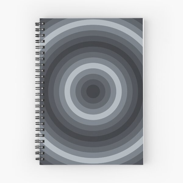 Aperçu de l'œuvre Gray Gradient Circle Pattern créée et vendue par KittenCase.