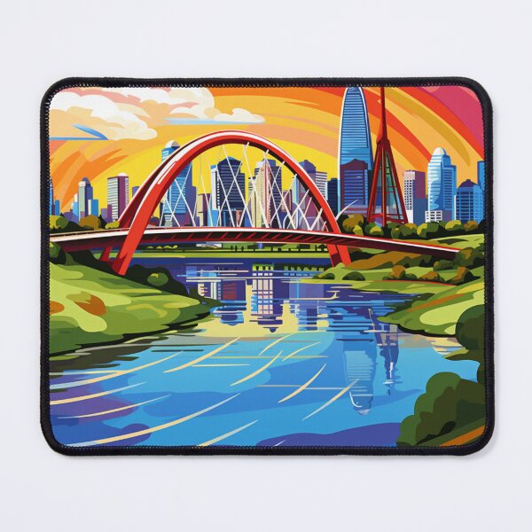 Item preview, A Pop Art Travel Print of Edmonton - Canada designed and sold by StudioRedKoala.