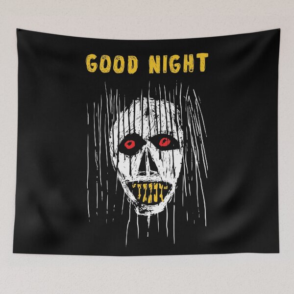 Item preview, Good Night - Horror Face designed and sold by TheHellSong.