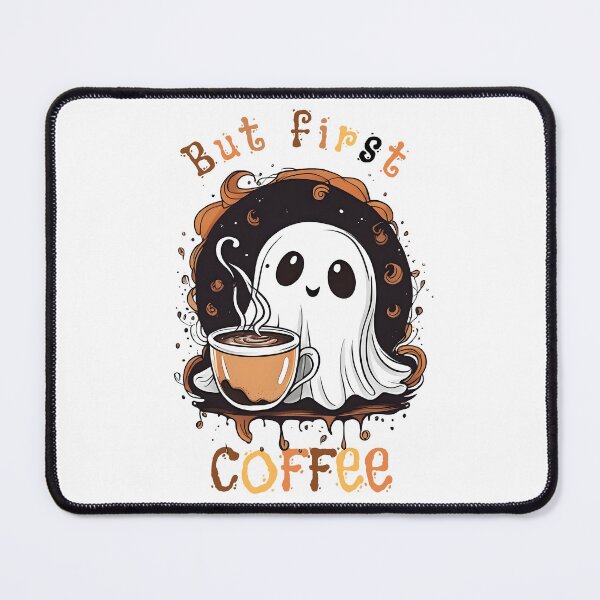Item preview, Coffee Lover Boo-Jee Ghost But First Coffee VIII designed and sold by DevemDavam.