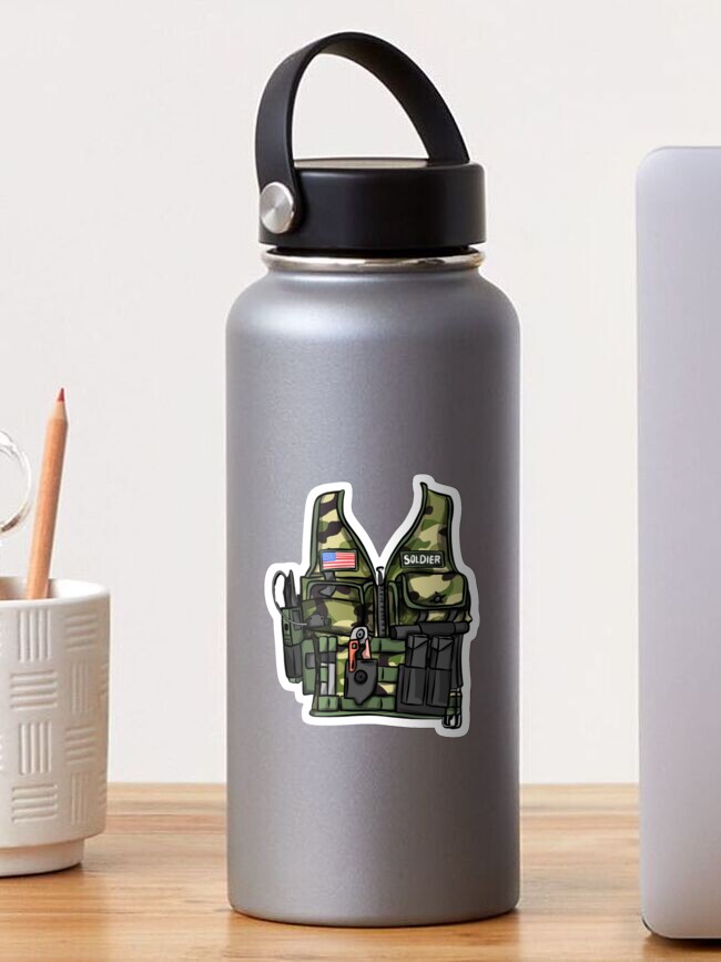 Kids Army Camo Water Bottle