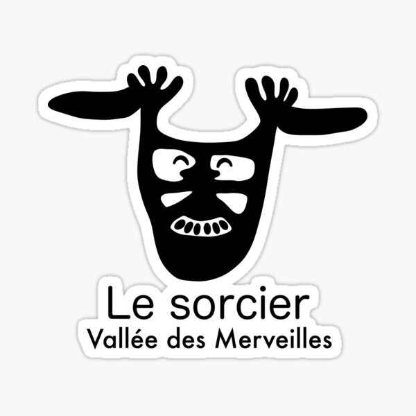 Item preview, Le sorcier - Vallée des Merveilles - noir designed and sold by Babush-kat.