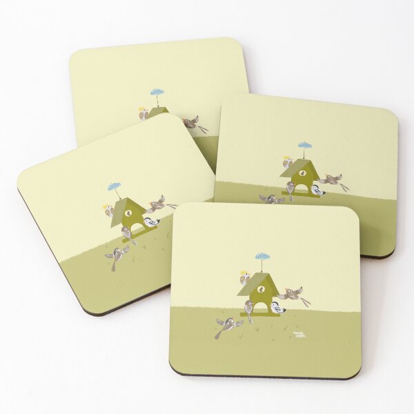 Item preview, Funny Birds at the birdshouse designed and sold by Aurealis Creatief.