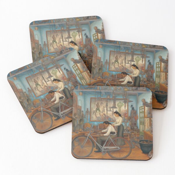 Item preview, Artists in Studio Creating Art designed and sold by YoPedro.