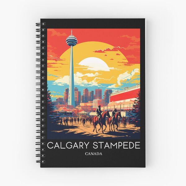 Item preview, A Pop Art Travel Print of Calgary - Canada  designed and sold by StudioRedKoala.