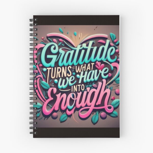 Item preview, Gratitude Turns What We Have Into Enough designed and sold by RosieBellaStore.