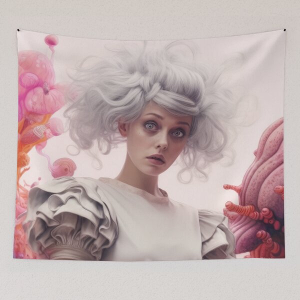 Item preview, Weird Barb - Surrealist Portrait - Existential Crisis designed and sold by MimiWaWa.
