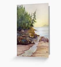 Coast Line Greeting Card