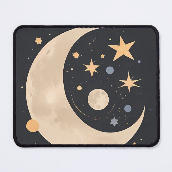 Item preview, Witchy Celestial and Moon Boho Minimalist Art designed and sold by Yellowriversss.