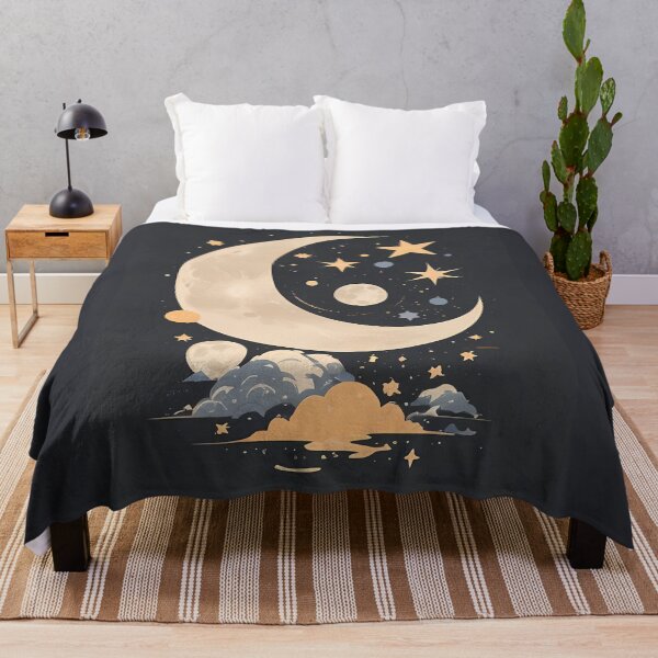 Item preview, Witchy Celestial and Moon Boho Minimalist Art designed and sold by Yellowriversss.