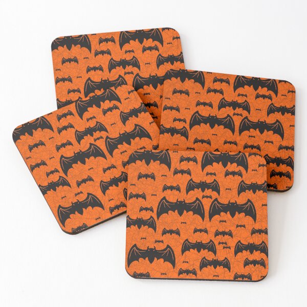 Item preview, Halloween bats pattern designed and sold by Xatutik.art.