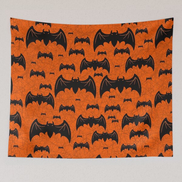 Item preview, Halloween bats pattern designed and sold by Xatutik.art.