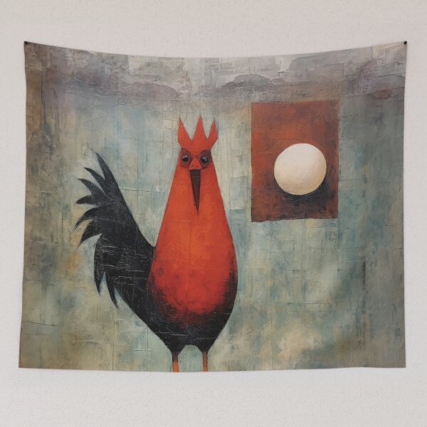 Item preview, A Very Odd Rooster n Egg designed and sold by YoPedro.