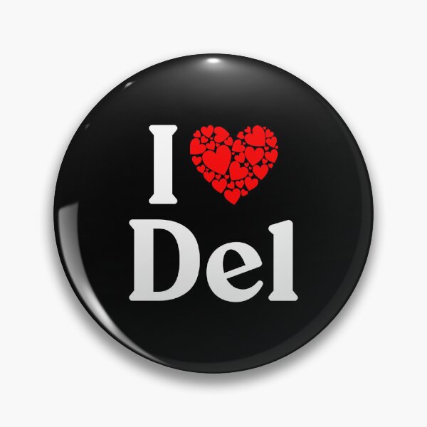 Item preview, Del Heart - I Love Del designed and sold by MiraclePitts.