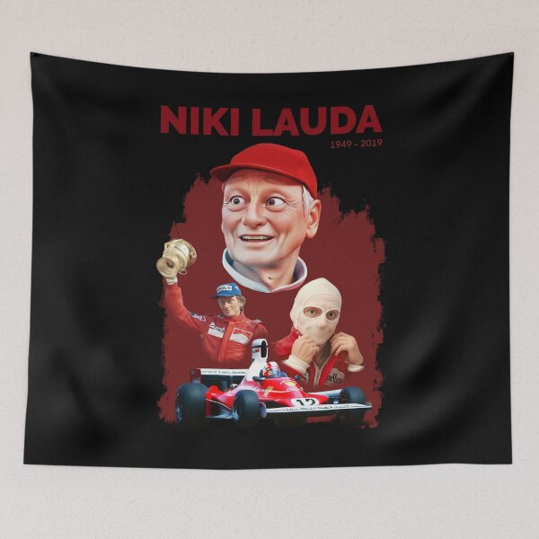 Item preview, Niki Lauda 3D cartoon designed and sold by IcalsaidArt.