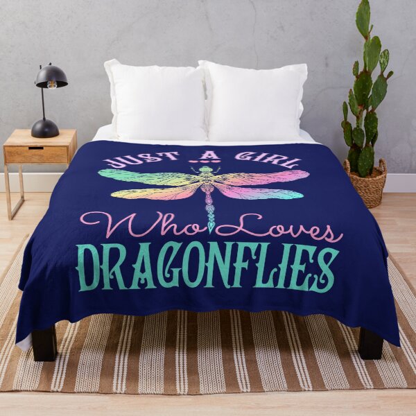 Item preview, Just a Girl Who Loves Dragonflies Dragonfly Lover designed and sold by jaygo.