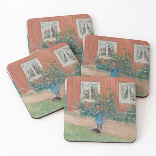 Item preview, Brita, a Cat and a Sandwich (1898) - Carl Larsson designed and sold by SALON DES ARTS.