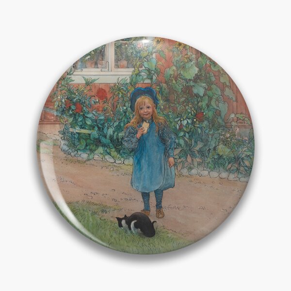 Item preview, Brita, a Cat and a Sandwich (1898) - Carl Larsson designed and sold by SALON DES ARTS.