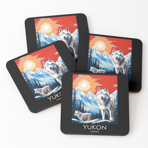 Item preview, A Pop Art Travel Print of Yukon - Canada  designed and sold by StudioRedKoala.
