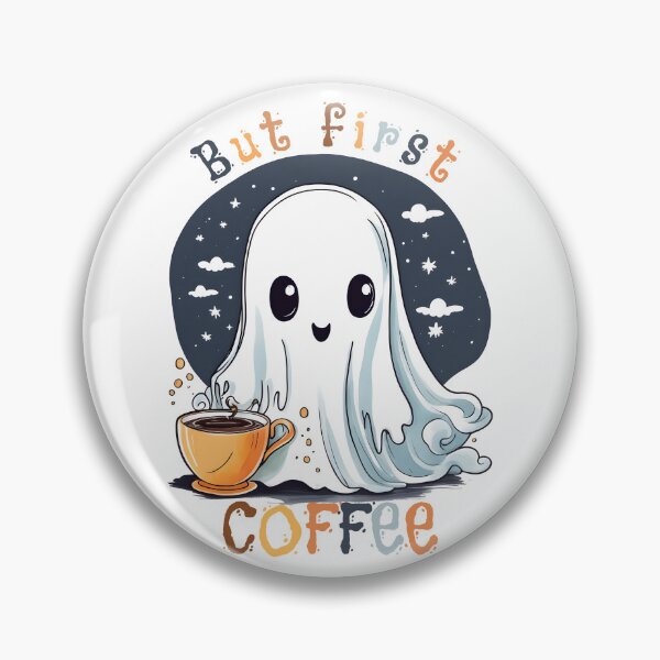 Item preview, Coffee Lover Boo-Jee Ghost But First Coffee X designed and sold by DevemDavam.