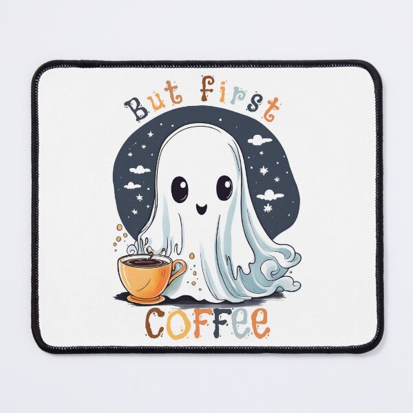 Item preview, Coffee Lover Boo-Jee Ghost But First Coffee X designed and sold by DevemDavam.