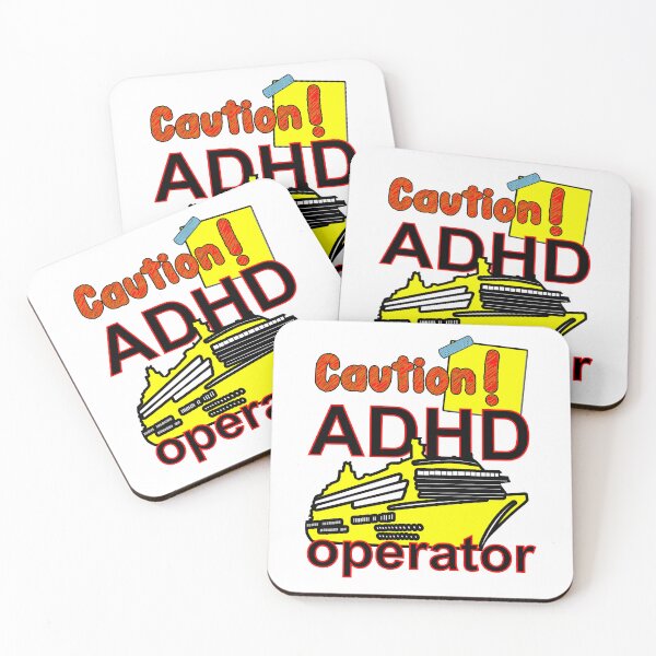 Item preview, Caution! ADHD Marine Vessel Ship Yacht Boat Operator designed and sold by Everyday365.
