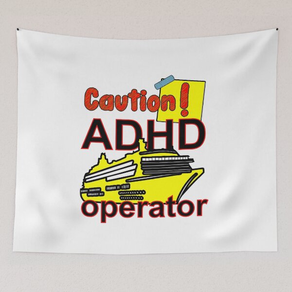 Item preview, Caution! ADHD Marine Vessel Ship Yacht Boat Operator designed and sold by Everyday365.