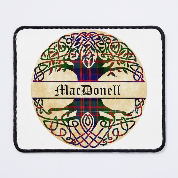 Item preview, MacDonell Tree of Life Clan Scottish Surname tartan designed and sold by BagTown Clans.