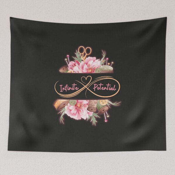 Item preview, Infinite Potential: Blooming with Sewing (Dark Version) designed and sold by Staibshine.