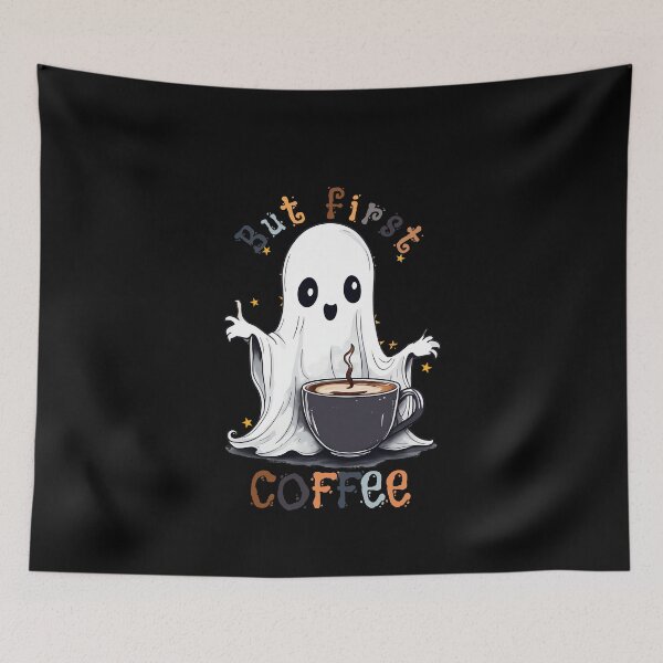 Item preview, Coffee Lover Boo-Jee Ghost But First Coffee XI designed and sold by DevemDavam.